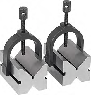 Pár prizmatických X bloků s pružinovou sponou 40 x 35 x 35 mm (HT-580-30)