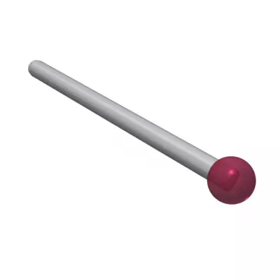 Dotek pro držák, rubínová kulička Ø4,0 mm 01-R4-L27,2-SWC2 MITUTOYO (K651078)
