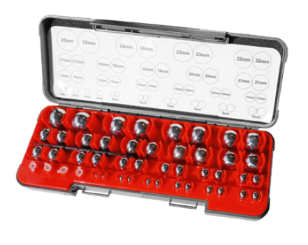 Zkušební kuličky páry  1 - 25 mm  50 kusů (530-16)