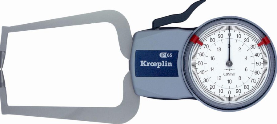 209-404: Číselníkové úchylkoměry s měřicími rameny pro
vnější měření MITUTOYO 0-20/0,01mm