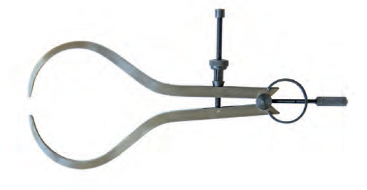 Měřicí kružítko pružinové s přesným nastavením pro vnější měření  150 mm (HT-1400-019)