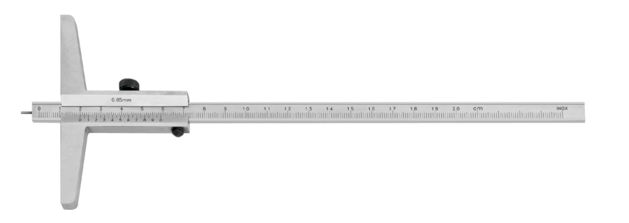 110700-ht_120-23 Analogový hloubkoměr HITEC s kulatým dotekem 150/0,05 mm (120-23)