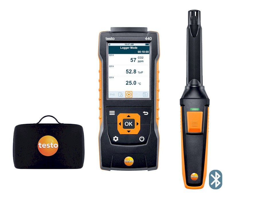 0563 4405: testo 440 výhodná sada CO₂ s Bluetooth®