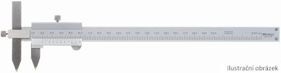 536-105: Analogové posuvné měřítko s Noniem MITUTOYO 10-150/0,02mm s posunutým středem