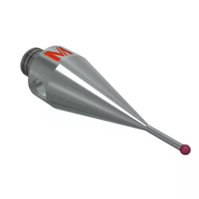 Dotek M4 strojní rubínová kulička 1,0 mm 01-M4-R1-L19,5-ML5-SS0,7-BS7-komponenty pájené ve vakuu MITUTOYO (K651700)