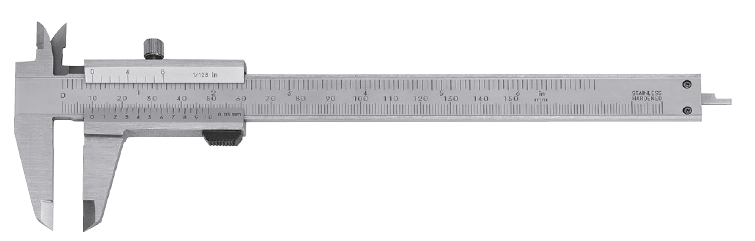 110626-ht_100-22 Posuvné měřítko HITEC 150/0,05 mm/inch SUPER s pojistným šroubem (100-22)