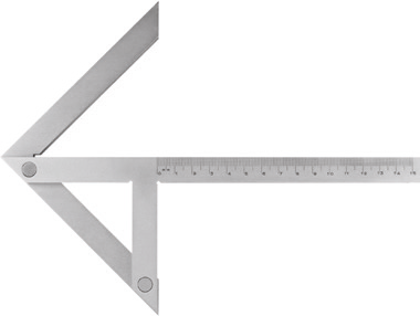 Středící úhelník HITEC DIN 875/1,   150 x 130 mm, do pr. 190 (301-71)