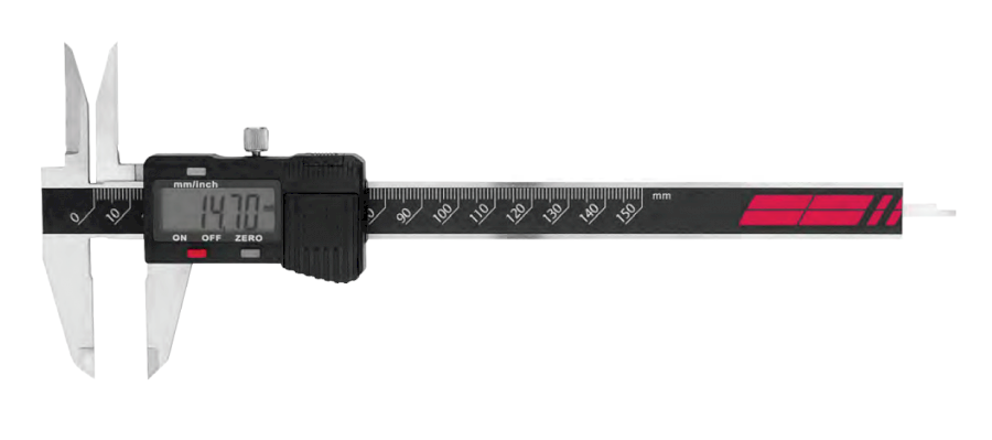105930-ht_100-918 Digitální posuvné měřítko s dlouhými horními čelistmi 150/0,01 mm/inch (HT-100-918)