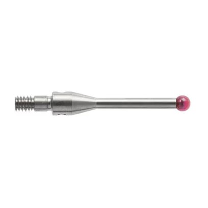 Dotek pro střed hvězdy závit M2 kulička Ø 2mm materiál rubín délka 16,5mm RENISHAW (A-5000-3609)