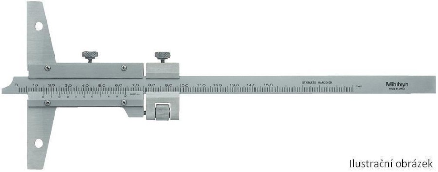 527-102: Analogový hloubkoměr s noniem MITUTOYO 0-200/0,02mm