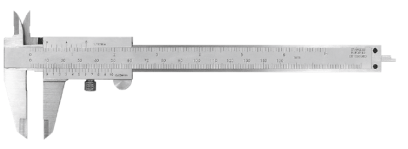 Posuvné měřítko HITEC 150/0,02 mm/ïnch s nastavením momentu bez paralaxy s pojistným šroubem dole (101-20)