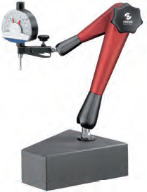 Stojánek pro úchylkoměr FISSO s granitovou základnou a jemným nastavením celková výška 439 mm 150x120x50x50 mm A-33 P + G (HT-570-24)