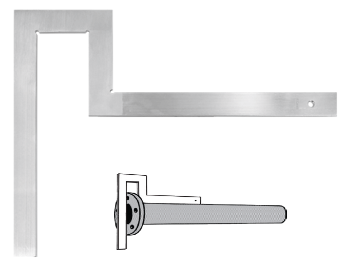 Úhleník přírubový HITEC 500x500 mm (304-03)