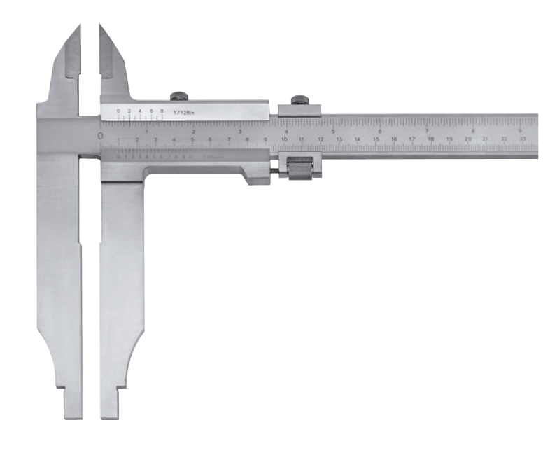 110675-ht_111-52 Posuvné měřítko HITEC oboustranné nožové čelisti pro vnitřní a vnější měření 1000/0,05 mm/inch jemné nastavení (111-67)