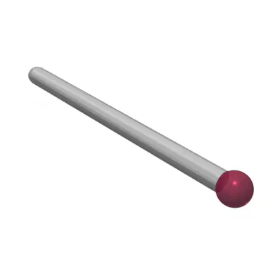 Dotek pro držák, rubínová kulička Ø3,0 mm 01-R3-L26,5-SWC2 MITUTOYO (K651077)