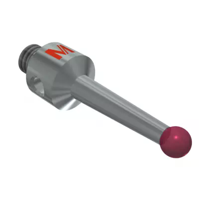 119187-mit_k651574 Dotek M4 strojní rubínová kulička 3,0 mm 01-M4-R3-L18,5-ML13-SS3-2-BS7- pájené součásti MITUTOYO (K651574)