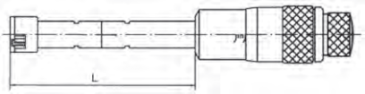 Prodloužení dutinoměru pro rozsah  6-8/8-10/10-12  - Ø5,8 délka 100 mm (HT-243-20)