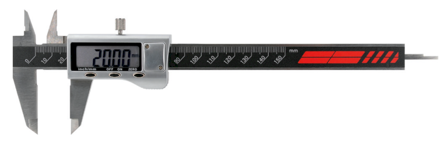 110662-ht_109-44 Digitální posuvné měřítko HITEC 100 mm/0,01 mm/inch hliníkový kryt (109-44)