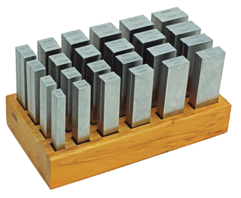 106801-ht_580-11 Paralelní podpěry délka 150 mm 24 párů / rovnoběžnost ± 0,01 mm (HT-580-13)