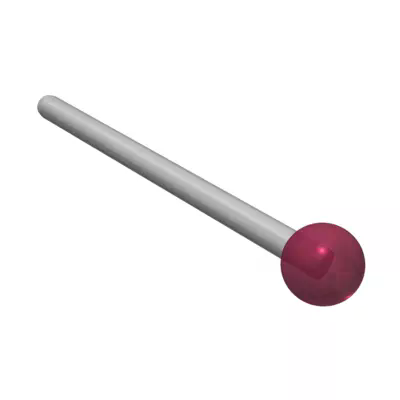 Dotek pro držák, rubínová kulička Ø5,0 mm 01-R5-27,5-SWC2 MITUTOYO (K651079)