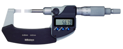 422-270-30: Digitální třmenový mikrometr s úzkými měřicími plochami MITUTOYO  0-25/0,001mm