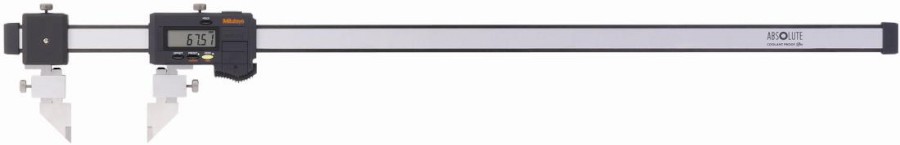 552-182-10: Digitální posuvné měřítko MITUTOYO 0-600/0,01mm s uhlíkovými vlákny, ochranou IP 66 a výměnnými
čelistmi / rýsovacími jehlami.