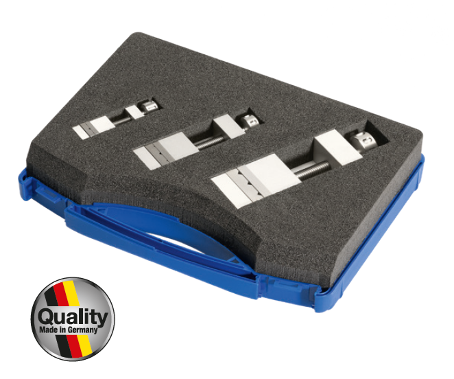 111034-ht_302-4010 Sada mini přesných svěráků HITEC 15+25+35 mm INOX tvrzený (304-4010)