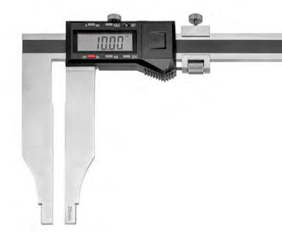 Digitální posuvné měřítko s oboustrannými doteky a s jemným nastavením 300/0,01 mm/inch (HT-100-61)