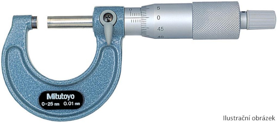 103-129: Analogový třmenový mikrometr MITUTOYO 0-25/ 0,001mm