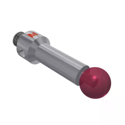 Dotek M4 rubínová kulička Ø6,0 mm 01-M4-R6-L20-ML15,5-SS4-BS7 MITUTOYO (K651190)
