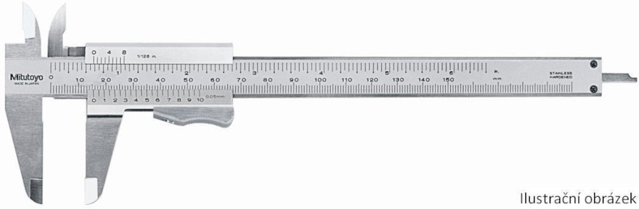 531-103: Analogové posuvné měřítko s Noniem MITUTOYO 0-300/0,05mm a aretací palcem