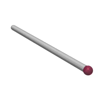 Dotek pro držák, rubínová kulička Ø2,0 mm 01-R2-L26-SWC1,5 MITUTOYO (K651075)