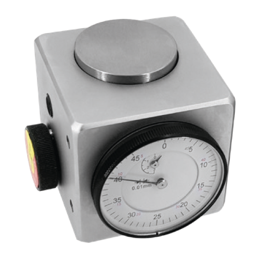 111982-ht_580-50 Nulovací přípravek HITEC s úchylkoměrem s magnetem - kalené, broušené (580-51)