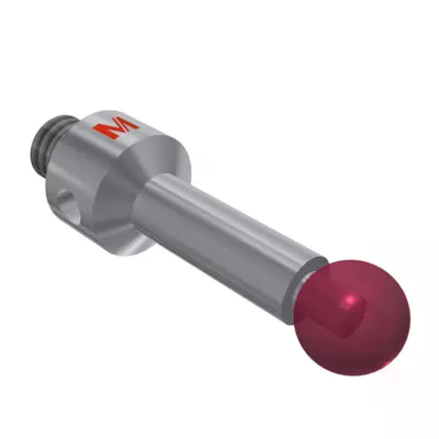 Dotek M4 rubínová kulička Ø5,0 mm 01-M4-R5-L17,5-ML12,5-SS3,5-BS7 MITUTOYO (K651185)
