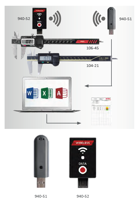 106821-ht_940-5 USB bezdrátový přijímač (HT-940-51)