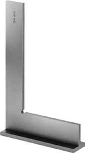 Zkušební úhelník se základnou HITEC nerezový  600 x 400 mm DIN 875/1 (300-98)