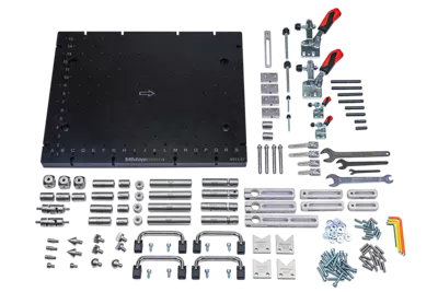 Sada eco-fix plus L, deska 500x400x25 mm, 167dílná CMM fixtures, eco-fix plus KOMEG (K551289)