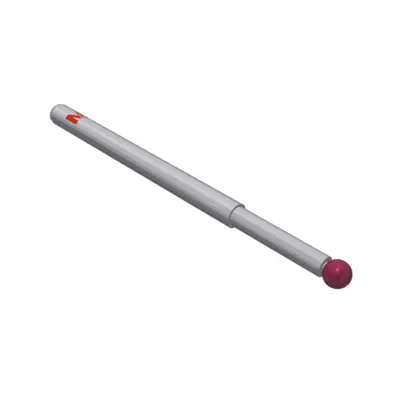 118914-mit_k651072 Dotek pro držák, rubínová kulička Ø1,0 mm 01-R1-L15,5-ML4,5-SS1/0,8 MITUTOYO (K651072)