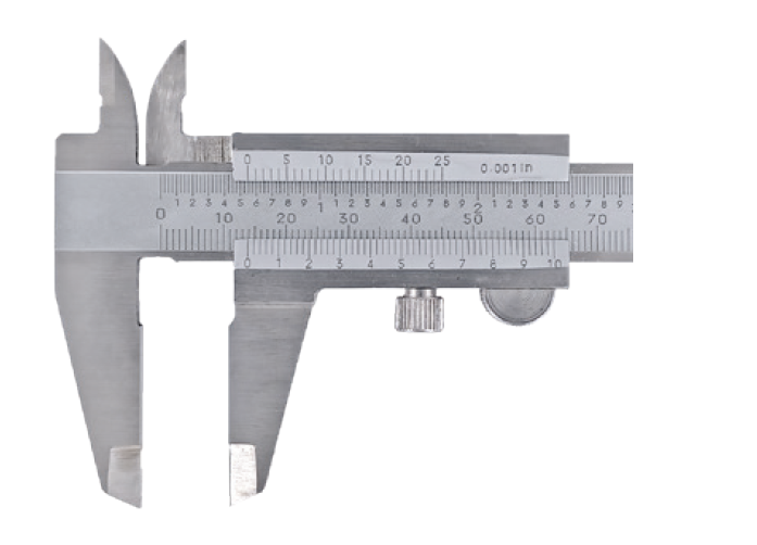 110649-ht_101-162 Posuvné měřítko HITEC 150/0,02 mm/ïnch s pojistným šroubem kulatý hloubkoměr (101-162)