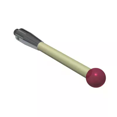 Dotek M4 strojní rubínová kulička 4,0 mm 01-M4-R4-L50-ML33,5-SCER3-BS7- pájené součásti MITUTOYO (K650215)