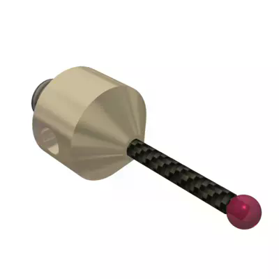 Dotek M5 rubínová kulička ø3,0 mm 01-M5-R3-L23,5-ML13,5-SCFC2-BTi11 MITUTOYO (K650162)