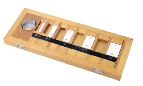 111863-ht_536-15 Sada kontrolních měrek pro mikrometry keramické 0-25 mm vč. planparalelního skla TP1 (536-15)