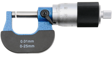 Analogový mikrometr HITEC s velkým bubínkem 75-100/0,01 mm + nastavovací měrka (201-04)