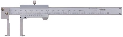 536-146: Analogové posuvné měřítko s Noniem MITUTOYO 10-150/0,05mm s úzkými čelistmi pro měření vnitřních rozměrů