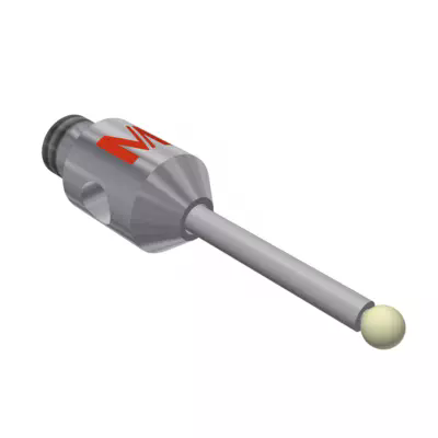 Dotek M2 kulička z oxidu zirkoničitého Ø1,0 mm karbidový dřík Ø0,8 mm, základna z nerezové oceli Ø3,0 mm L 10,0 mm, ML 6,0 mm MITUTOYO (K651426)
