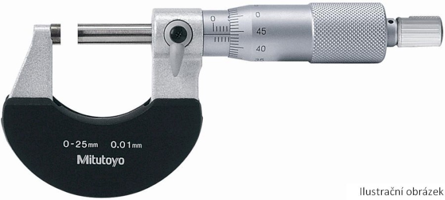102-302: Analogový třmenový mikrometr MITUTOYO 25-50/ 0,01mm