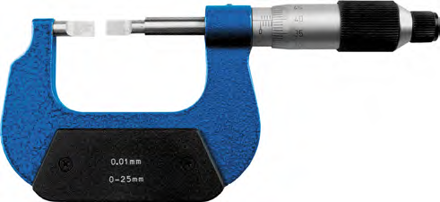 Analogový mikrometr s nožovými doteky 0-25/0,01 mm (HT-200-70)