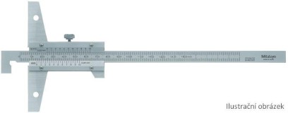 527-411: Analogový hloubkoměr s noniem v provedení s háčkem MITUTOYO 10-150/0,02mm